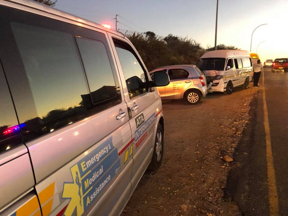 Emergency response vehicles at a roadside incident